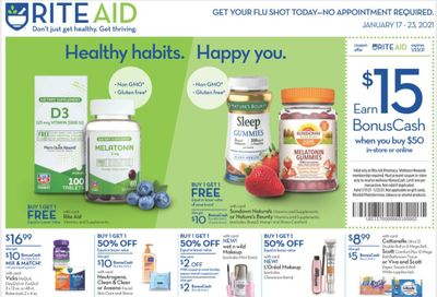 RITE AID Weekly Ad Flyer January 17 to January 23