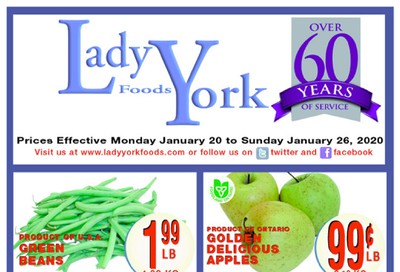 Lady York Foods Flyer January 20 to 26