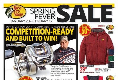 Bass Pro Shops Spring Fever Sale Flyer January 23 to February 12