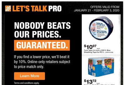 Home Depot Pro Flyer January 21 to February 3