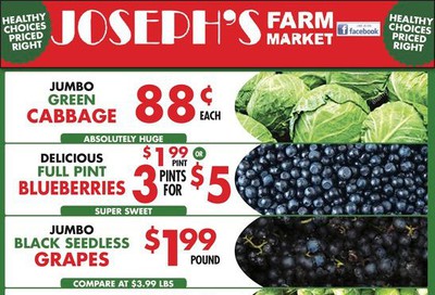 Joseph's Farm Market Flyer January 22 to 27
