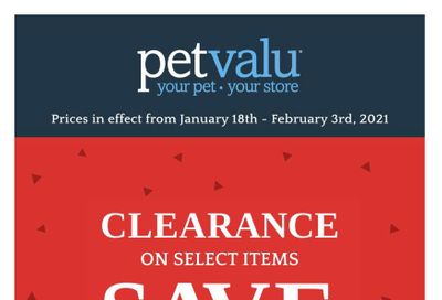 Pet Valu Flyer January 18 to February 3