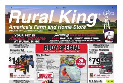 Rural King Weekly Ad Flyer January 17 to January 30