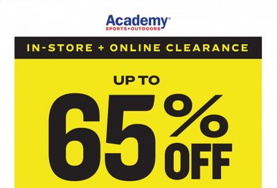 Academy Sports Weekly Ad Flyer January 18 to January 31