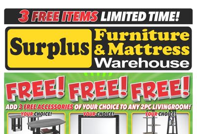 Surplus Furniture & Mattress Warehouse (Sydney) Flyer January 18 to 31