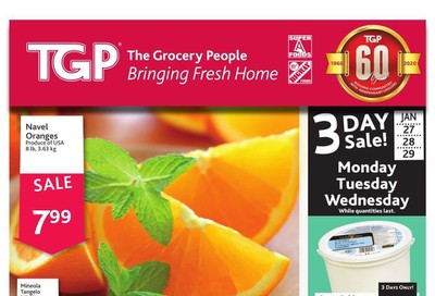 TGP The Grocery People Flyer January 23 to 29