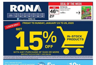 Rona (West) Flyer January 23 to 29