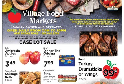 Village Food Market Flyer January 22 to 28