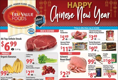 Tru Value Foods Flyer January 22 to 28
