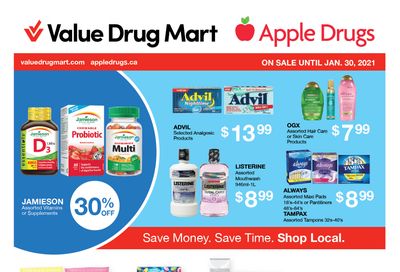 Apple Drugs Flyer January 17 to 30