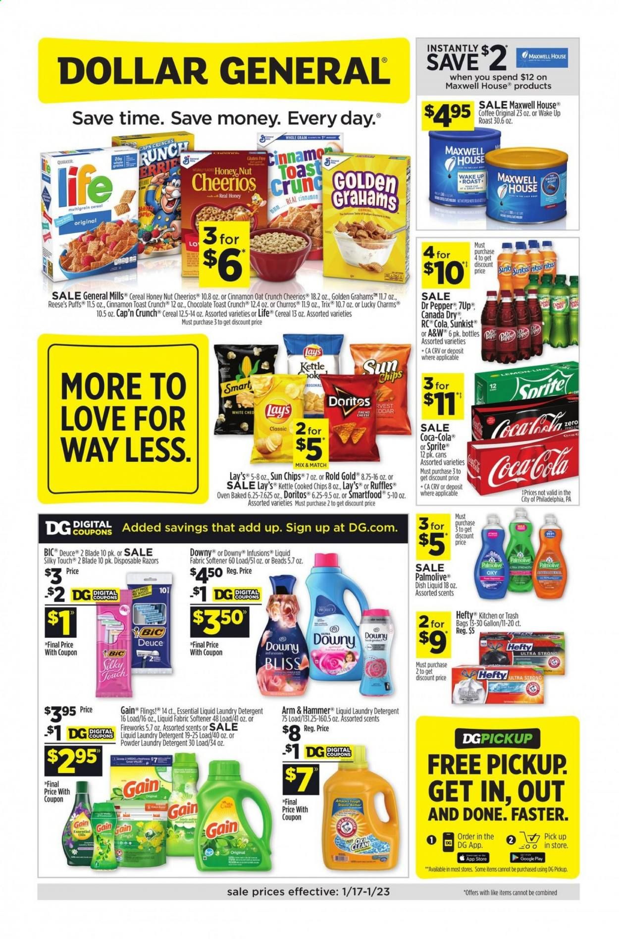 Dollar General Weekly Ad Flyer January 17 to January 23