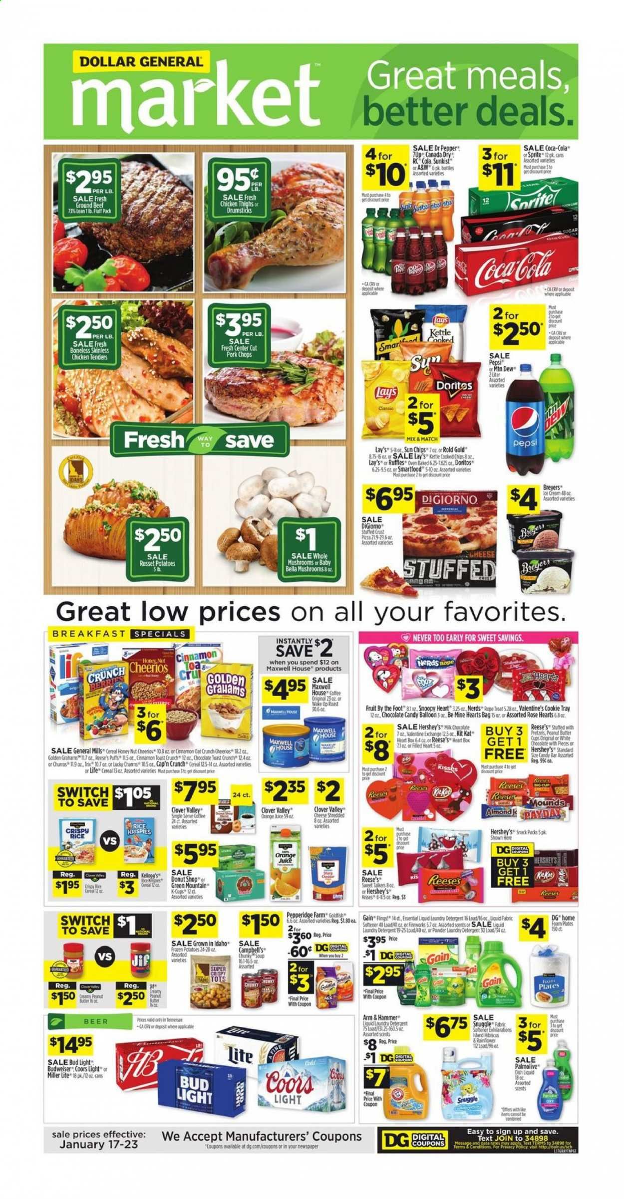 Dollar General (TN) Weekly Ad Flyer January 17 to January 23