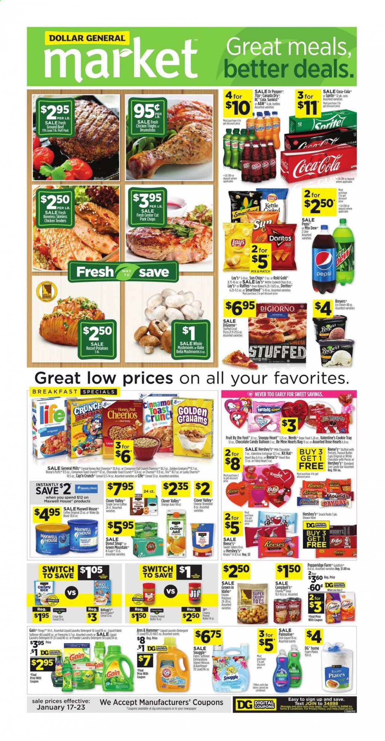 Dollar General (AL, GA, KY, LA, TN) Weekly Ad Flyer January 17 to January 23