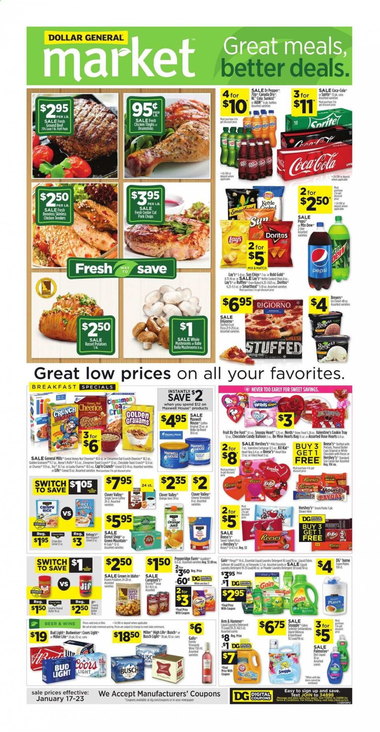Dollar General (OH) Weekly Ad Flyer January 17 to January 23