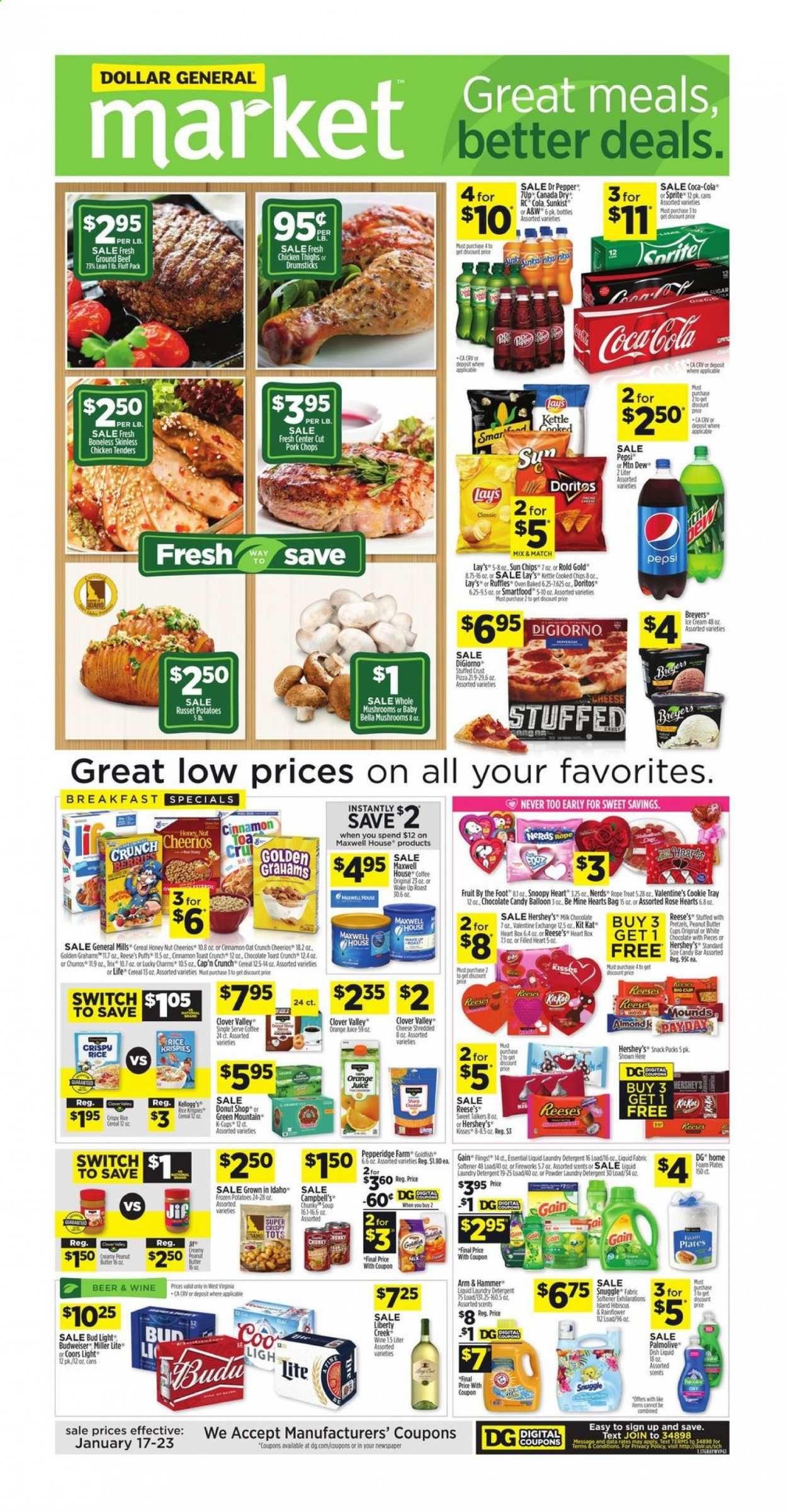 Dollar General (WV) Weekly Ad Flyer January 17 to January 23