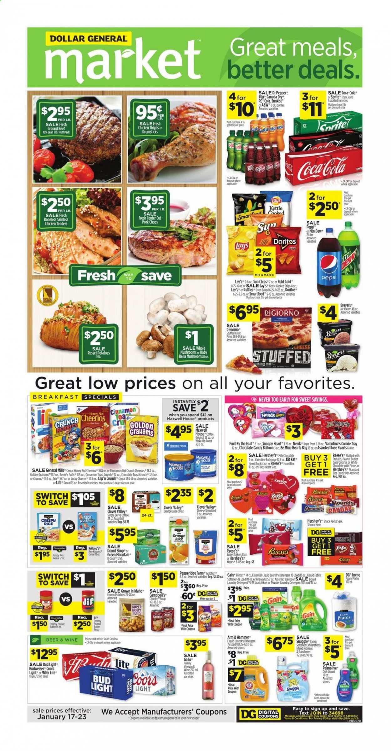 Dollar General (SC) Weekly Ad Flyer January 17 to January 23