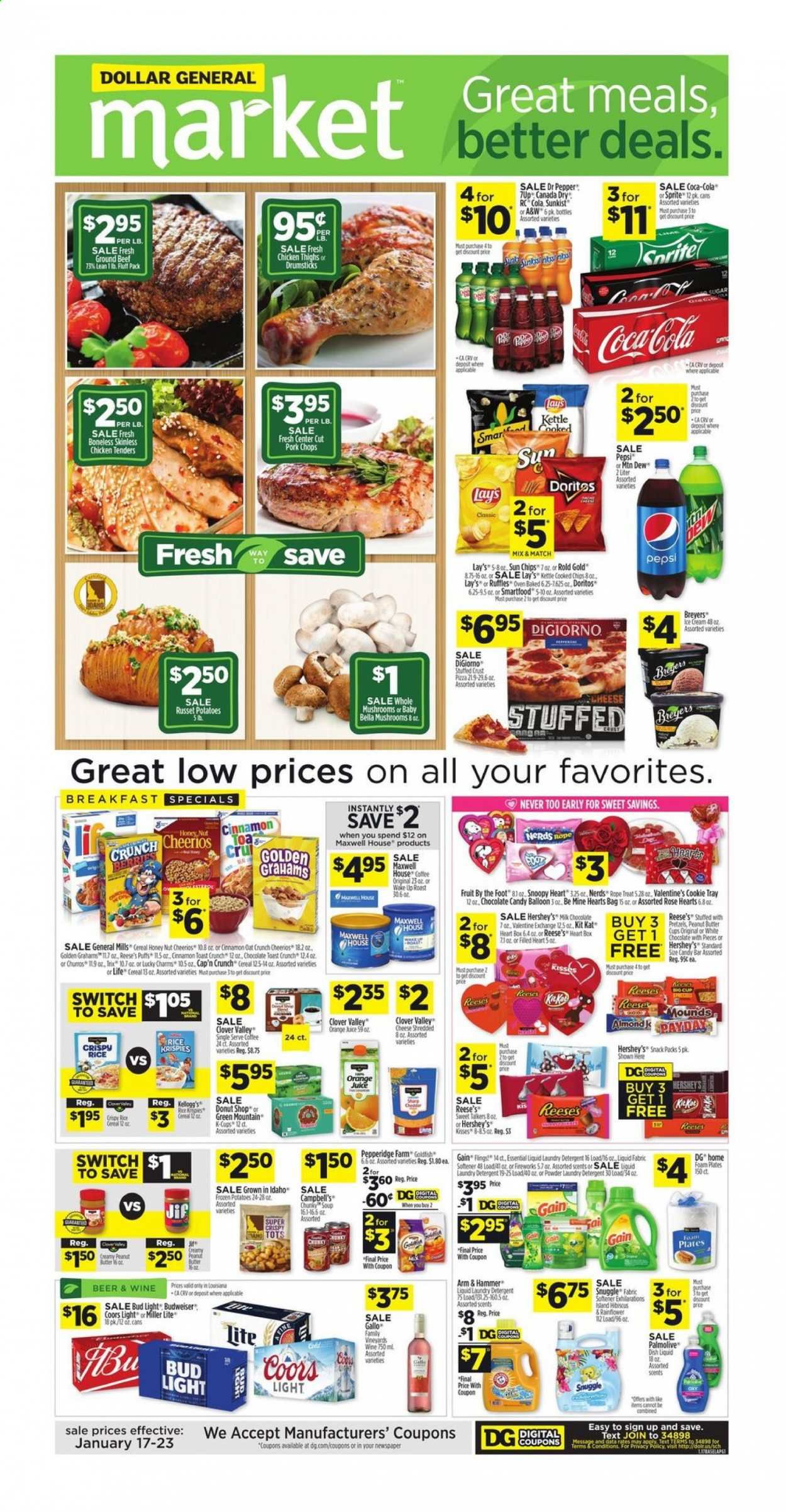 Dollar General (LA) Weekly Ad Flyer January 17 to January 23
