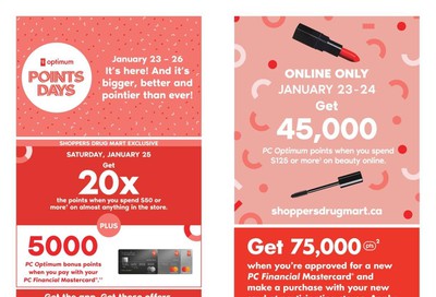 Shoppers Drug Mart (West) Flyer January 25 to 30