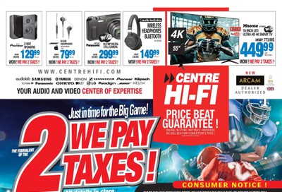 Centre Hi-Fi Flyer January 24 to 30