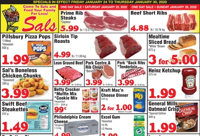 Sal's Grocery Flyer January 24 to 30