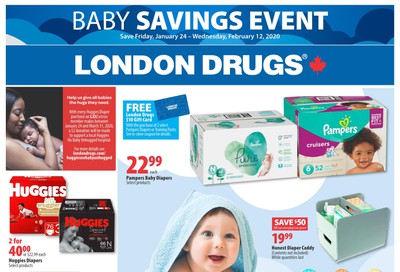 London Drugs Baby Savings Event Flyer January 24 to February 12