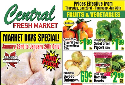 Central Fresh Market Flyer January 23 to 30