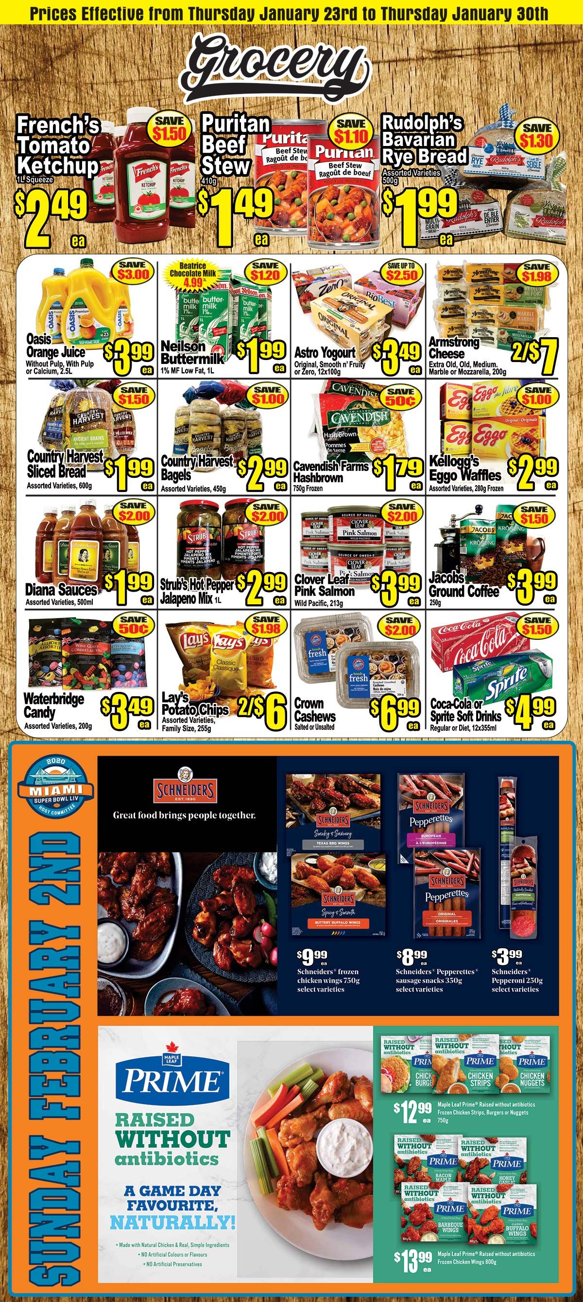 Central Fresh Market Flyer January 23 to 30
