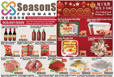 Seasons Food Mart (Thornhill) Flyer January 24 to 30