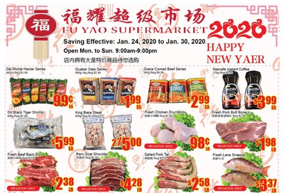 Fu Yao Supermarket Flyer January 24 to 30