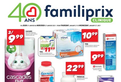 Familiprix Clinique Flyer January 21 to 27