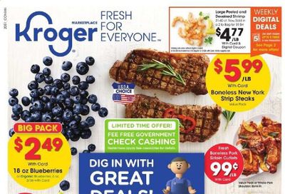 Kroger Weekly Ad Flyer January 20 to January 26