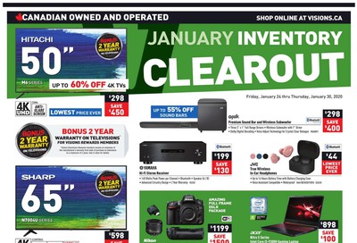 Visions Electronics Flyer January 24 to 30