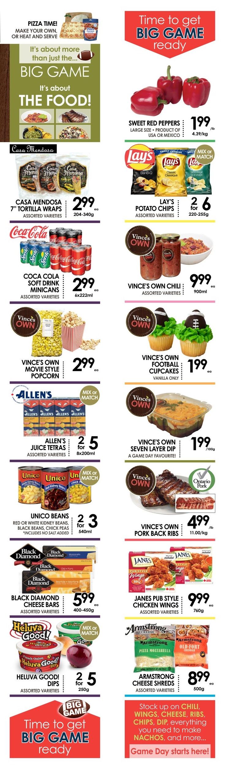 Vince's Market Flyer January 24 to February 6