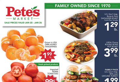 Pete's Fresh Market (IL) Weekly Ad Flyer January 20 to January 26