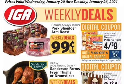 IGA Weekly Ad Flyer January 20 to January 26