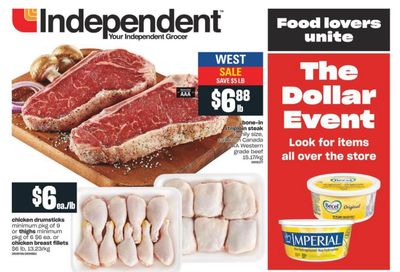 Independent Grocer (West) Flyer January 21 to 27