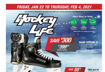 Pro Hockey Flyer January 22 to February 4