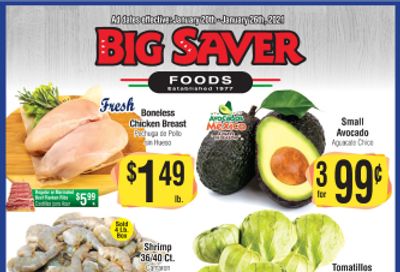 Big Saver Foods Weekly Ad Flyer January 20 to January 26, 2021