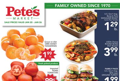 Pete's Fresh Market Weekly Ad Flyer January 20 to January 26, 2021