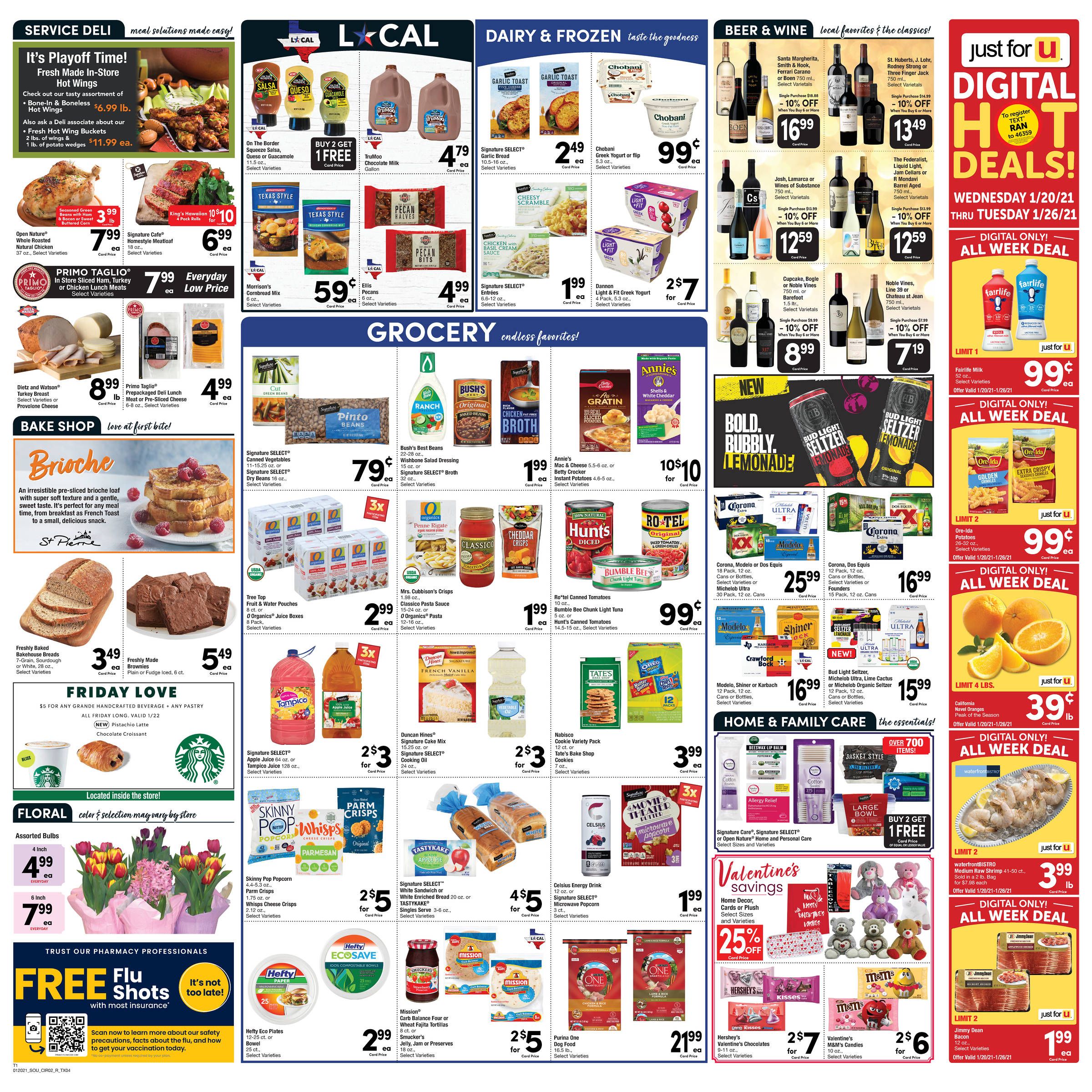 Randalls Weekly Ad Flyer January 20 to January 26, 2021