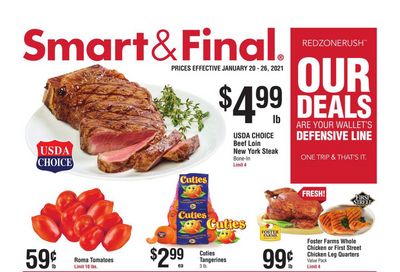 Smart & Final Weekly Ad Flyer January 20 to January 26, 2021