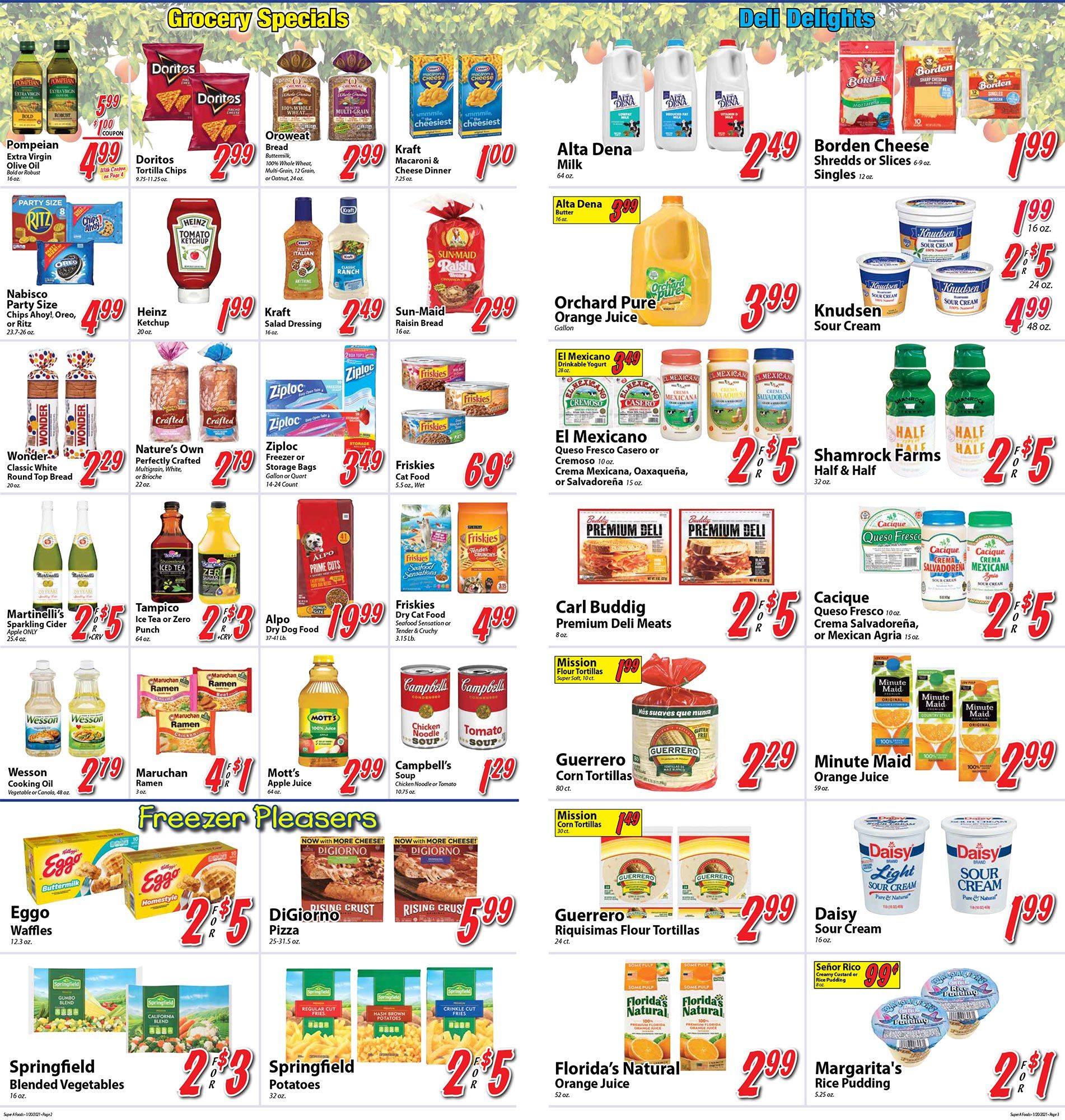 Super A Foods Weekly Ad Flyer January 20 to January 26, 2021