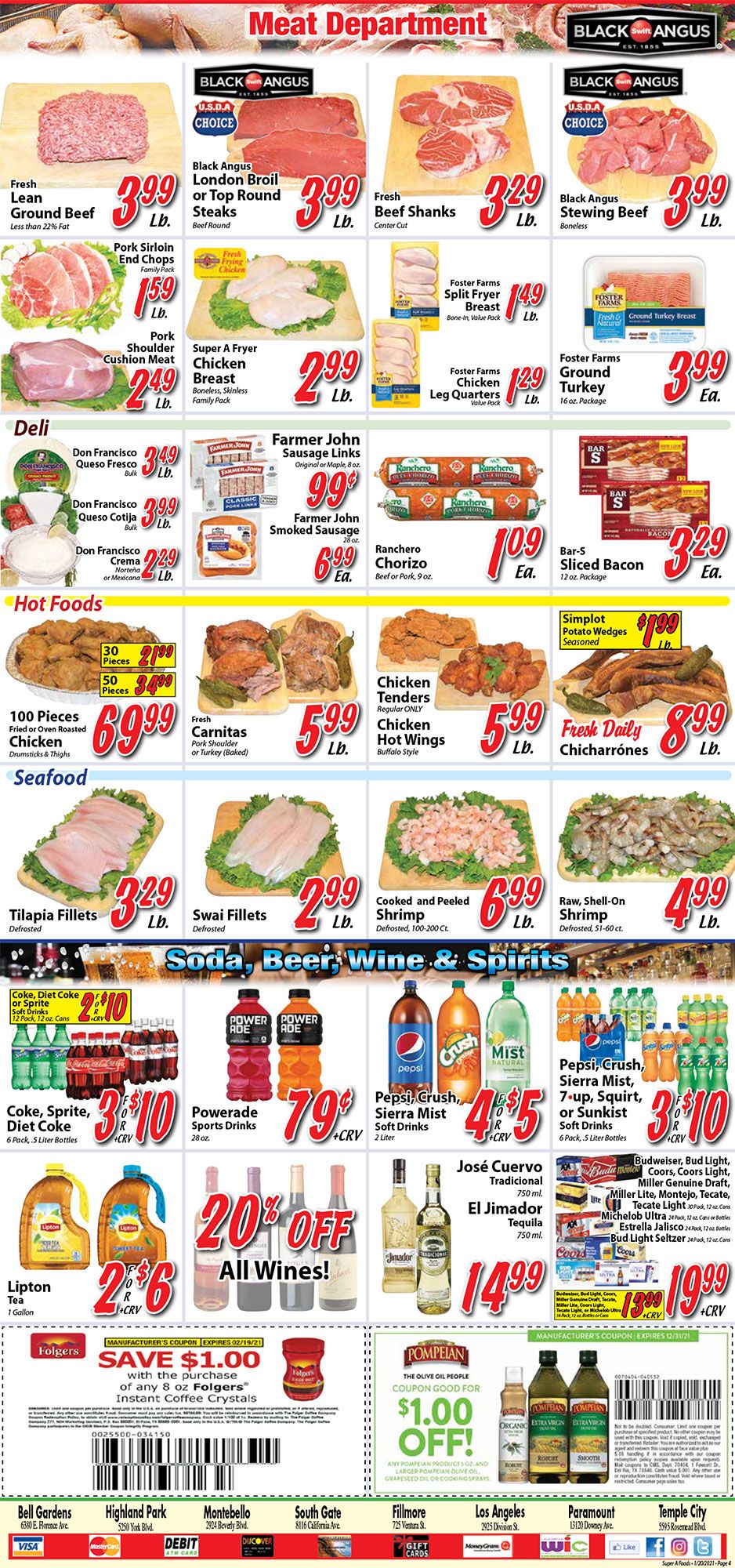 Super A Foods Weekly Ad Flyer January 20 to January 26, 2021