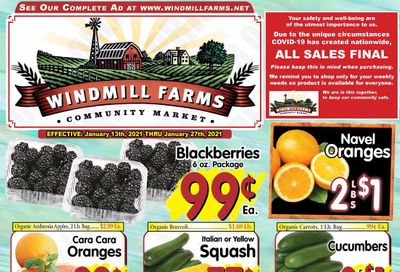Windmill Farms Biweekly Ad Flyer January 13 to January 27, 2021
