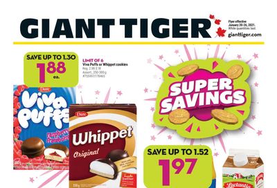 Giant Tiger (West) Flyer January 20 to 26