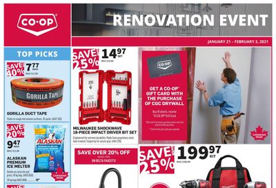 Co-op (West) Home Centre Flyer January 21 to February 3