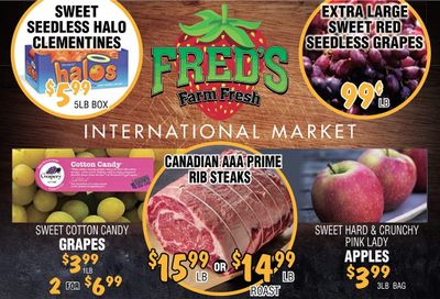 Fred's Farm Fresh Flyer January 20 to 26