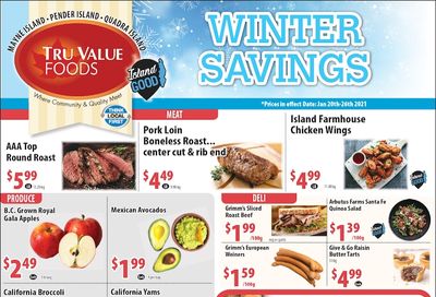 Tru Value Foods Flyer January 20 to 26