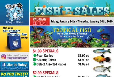 Big Al's (Vaughan) Weekly Specials January 24 to 30