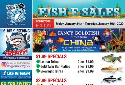 Big Al's (North York) Weekly Specials January 24 to 30